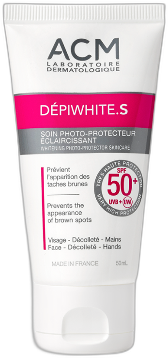 ACM ديبيوايت S واقي الشمس SPF50+ — للبشرة المعرّضة للتصبّغ