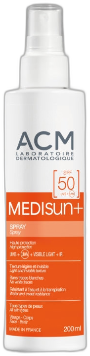 ACM ميديصن+ بخّاخ واقي الشمس SPF50
